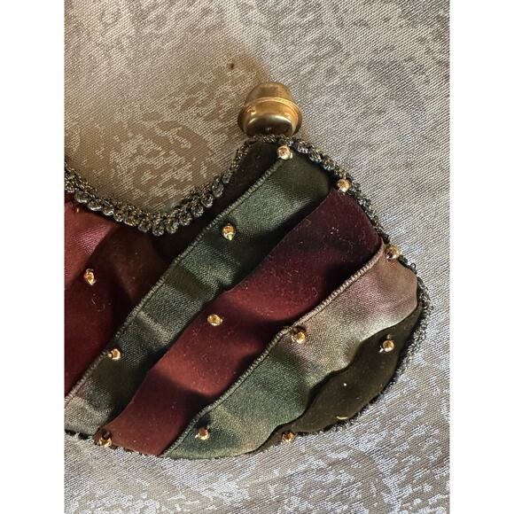 Katherine's Collection Wayne Kleski Christmas Stocking ribbon woven 24” velvet - Picture 9 of 16